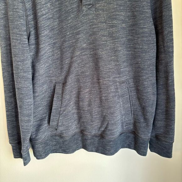 G.H. BASS & CO. ROCK RIVER LONG SLEEVE BUTTON MOCK FLEECE PULLOVER SIZE LG EUC! - Picture 5 of 9
